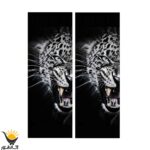 برچسب بدنه خودرو طرح یوز پلنگ مناسب ستون - Image 2